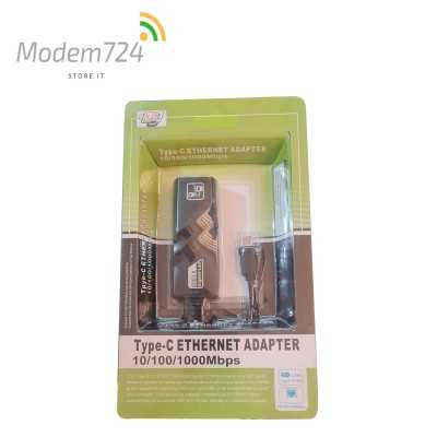 مبدل USB-C به Ethernet مدل AY25 10/100/1000 مبدل USB-C به Ethernet مدل AY25 10/100/1000