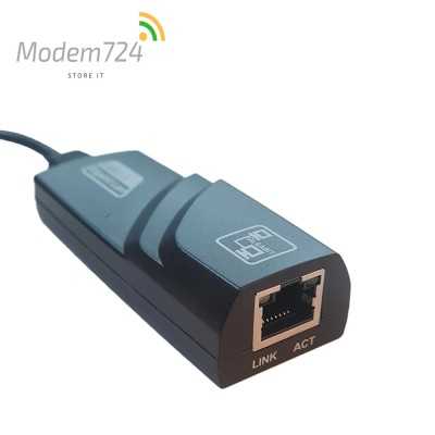 مبدل USB-C به Ethernet مدل AY25 10/100/1000 مبدل USB-C به Ethernet مدل AY25 10/100/1000